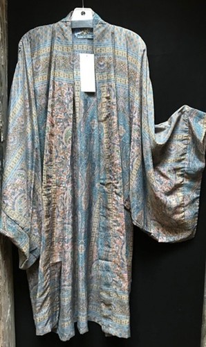 Kimono lungo misto - seta, tienda